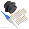 AS,21 WAY,FLG,PIN,B KEY,BLUE - AS022-21PB