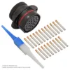 AS,21 WAY,FLG,PIN,N KEY,RED - AS022-21PN