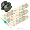 AS,100 WAY,FLG,PIN,D KEY,GREEN - AS022-35PD