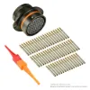AS,55 WAY,FLG,SKT,C KEY,ORANGE - AS022-55SC