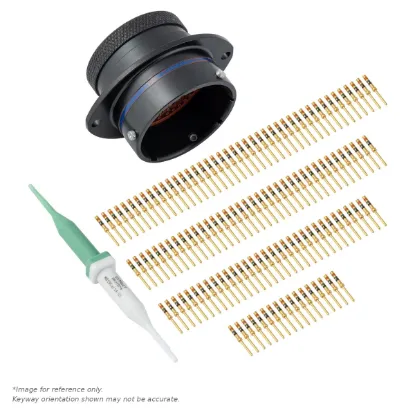 AS,128 WAY,FLG,PIN,B KEY,BLUE - AS024-35PB