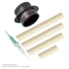AS,128 WAY,FLG,SKT,C KEY,ORANGE - AS024-35SC