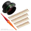 AS,61 WAY,FLG,PIN,D KEY,GREEN - AS024-61PD