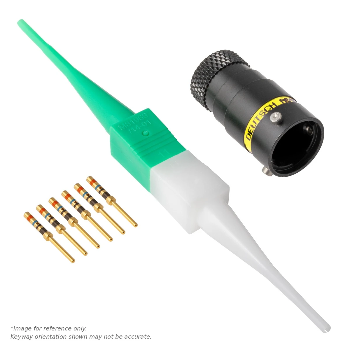 AS MINI,6 WAY,INLINE,PIN,A KEY,YELLOW - AS107-35PA