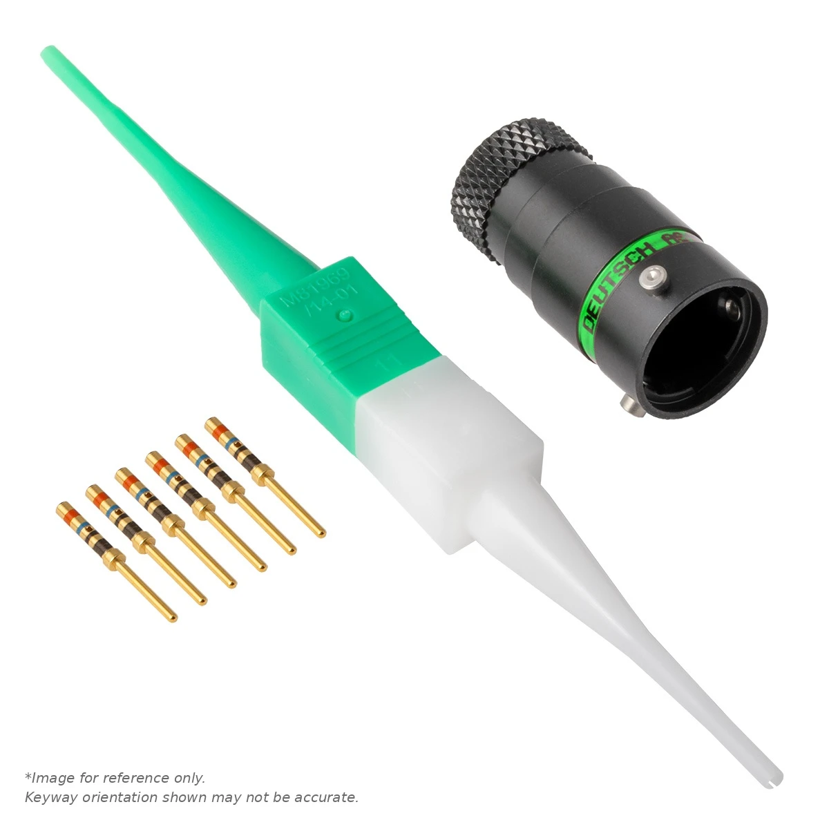 AS MINI,6 WAY,INLINE,PIN,D KEY,GREEN - AS107-35PD