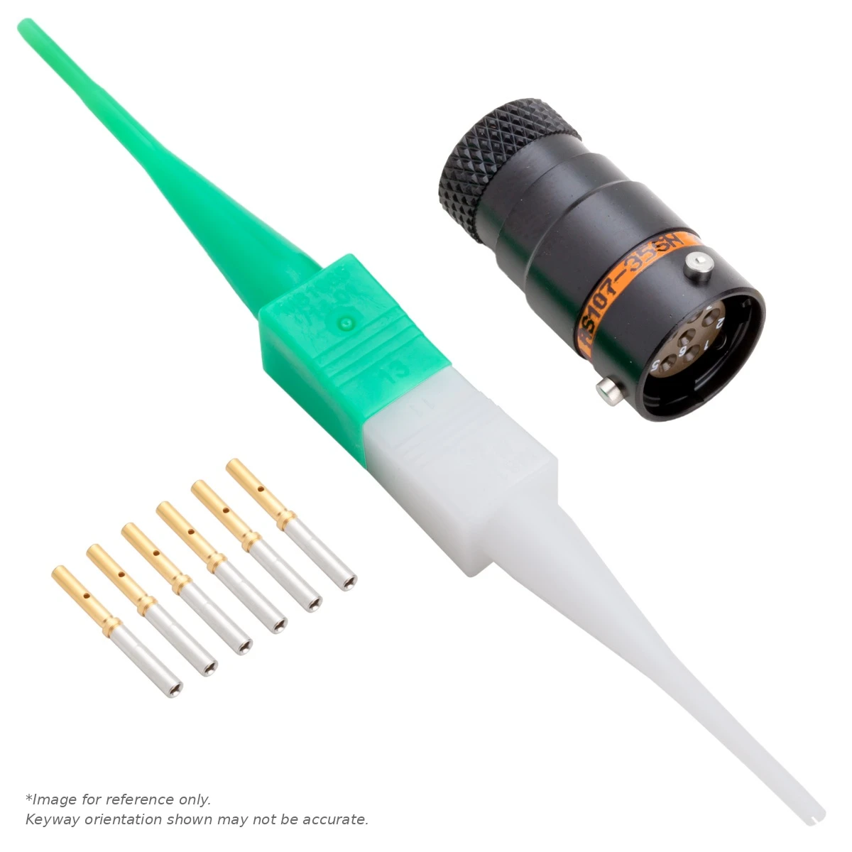 AS MINI,6 WAY,INLINE,SKT,C KEY,ORANGE - AS107-35SC