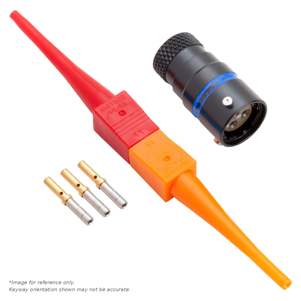 AS MINI,3 WAY,INLINE,PIN,B KEY,BLUE - AS107-98PB