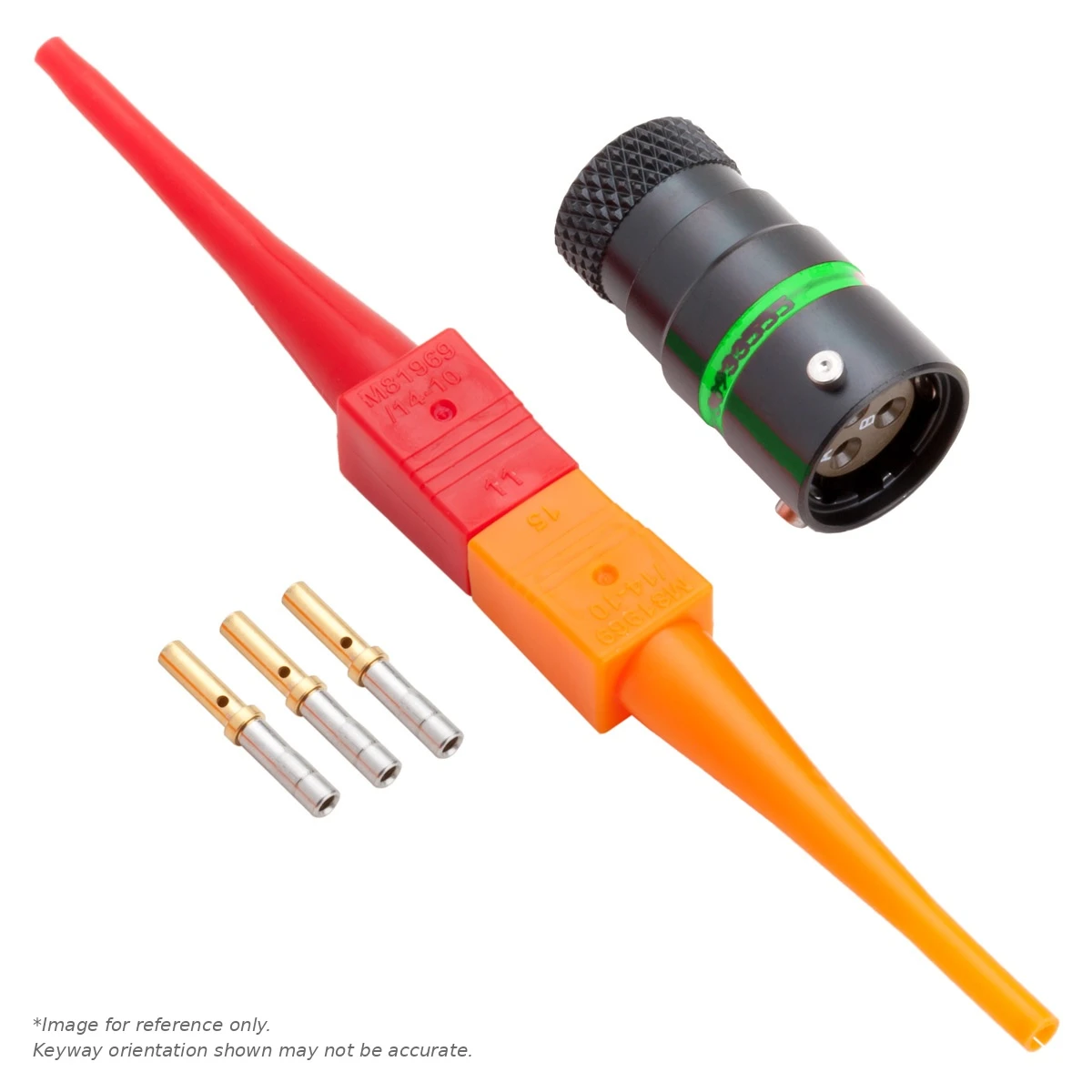 AS MINI,3 WAY,INLINE,PIN,D KEY,GREEN - AS107-98PD