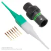 AS,6 WAY,INLINE,PIN,D KEY,GREEN - AS108-35PD