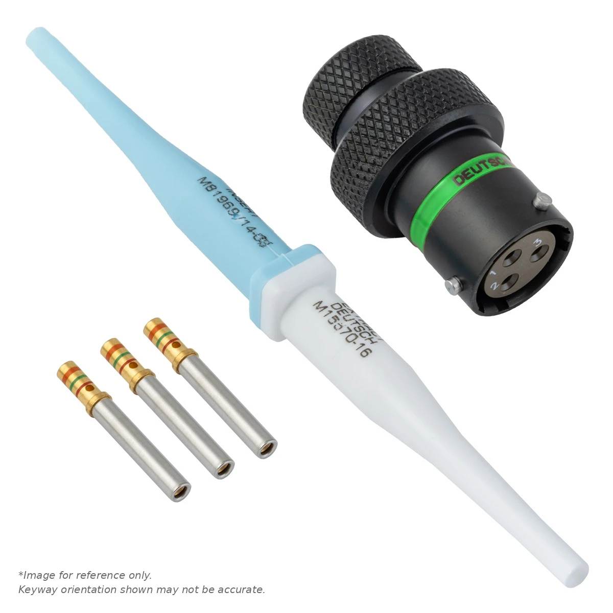 AS,3 WAY,INLINE,PIN,D KEY,GREEN - AS110-03PD