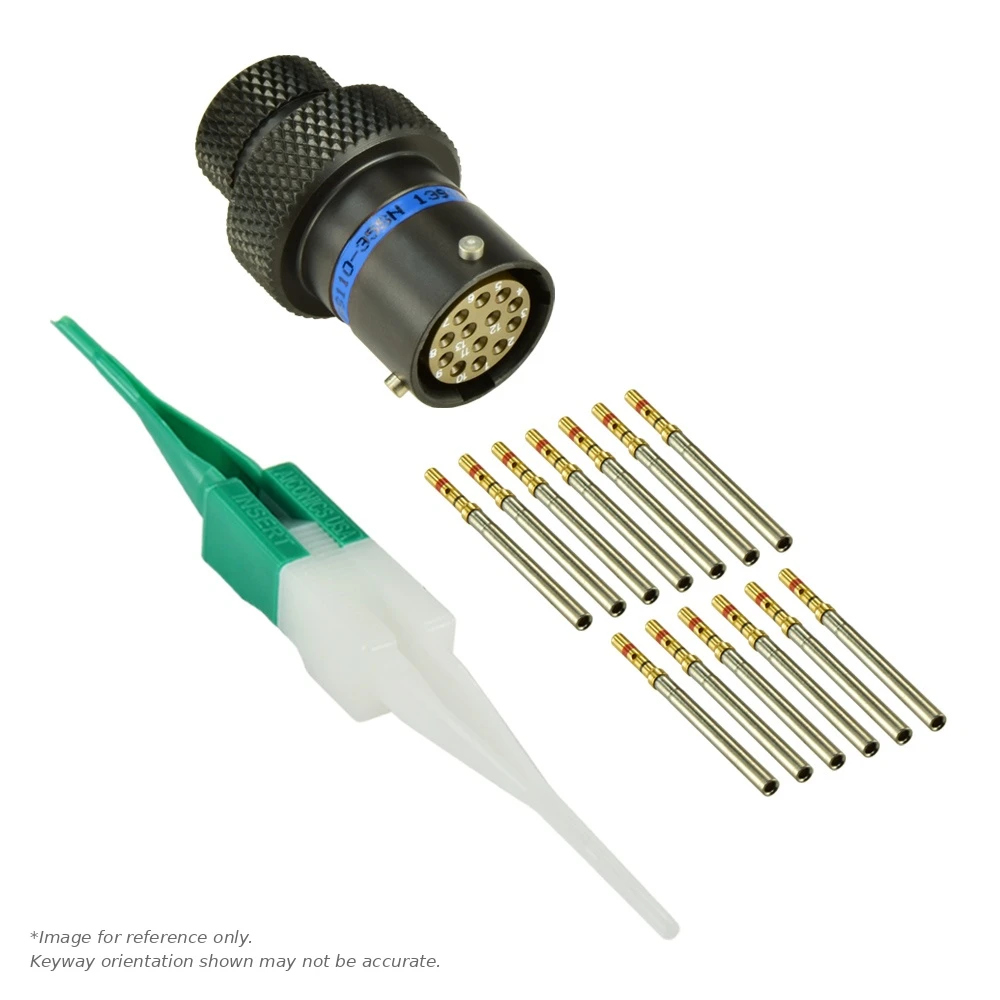 AS,13 WAY,INLINE,SKT,B KEY,BLUE - AS110-35SB
