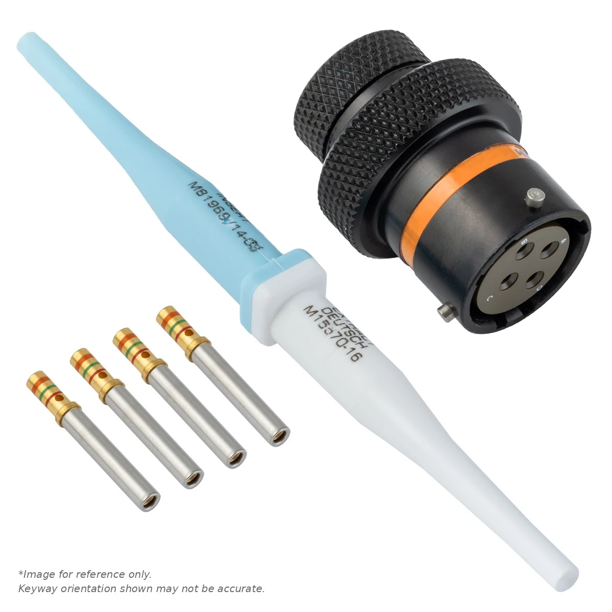 AS,4 WAY,INLINE,SKT,C KEY,ORANGE - AS112-04SC