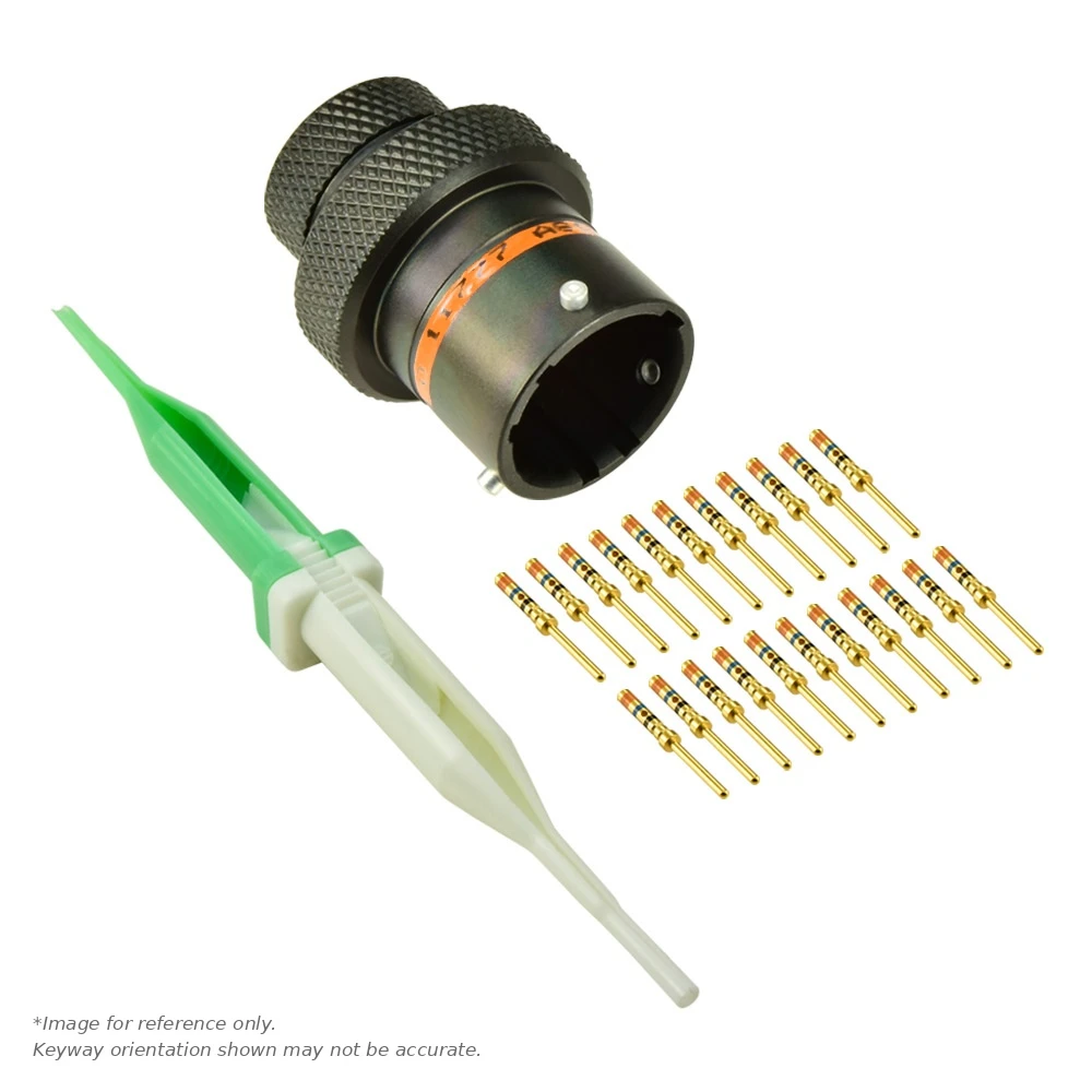 AS,22 WAY,INLINE,PIN,C KEY,ORANGE - AS112-35PC