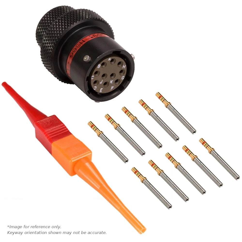 AS,10 WAY,INLINE,PIN,N KEY,RED - AS112-98PN