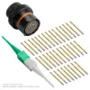 AS,37 WAY,INLINE,SKT,C KEY,ORANGE - AS114-35SC