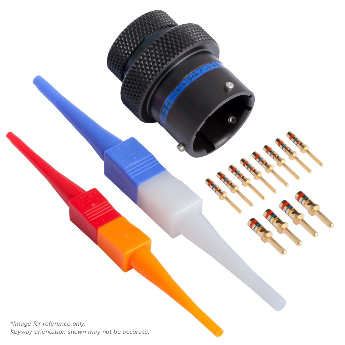 AS,12 WAY,INLINE,PIN,B KEY,BLUE - AS114-97PB