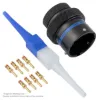 AS,8 WAY,INLINE,SKT,B KEY,BLUE - AS116-08SB