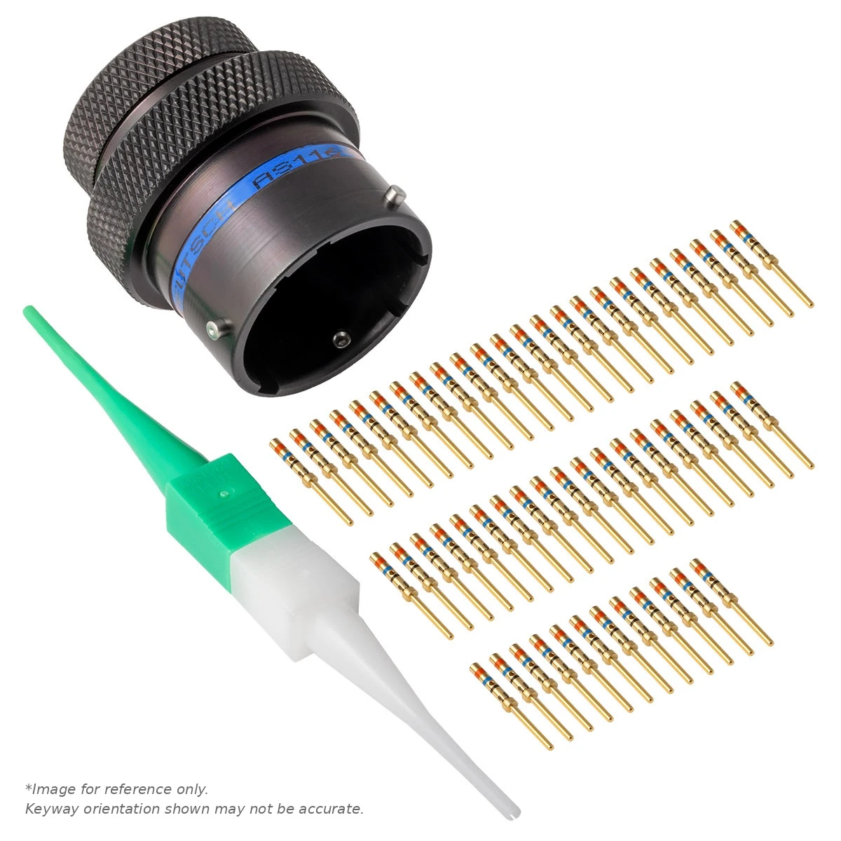 AS,55 WAY,INLINE,PIN,B KEY,BLUE - AS116-35PB