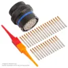 AS,32 WAY,INLINE,PIN,B KEY,BLUE - AS118-32PB