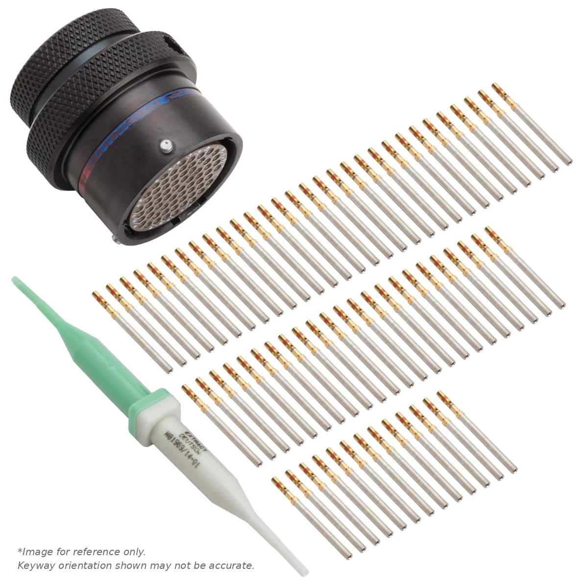 AS,66 WAY,INLINE,PIN,B KEY,BLUE - AS118-35PB