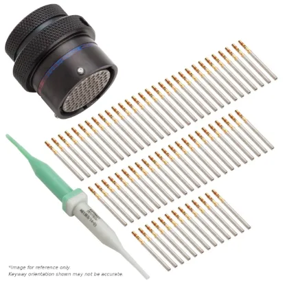 AS,66 WAY,INLINE,PIN,B KEY,BLUE - AS118-35PB