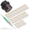 AS,66 WAY,INLINE,PIN,N KEY,RED - AS118-35PN