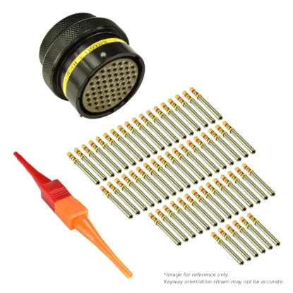 AS,100 WAY,INLINE,SKT,A KEY,YELLOW - AS122-35SA