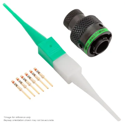 AS MINI,6 WAY,PLG,PIN,D KEY,GREEN - AS607-35PD