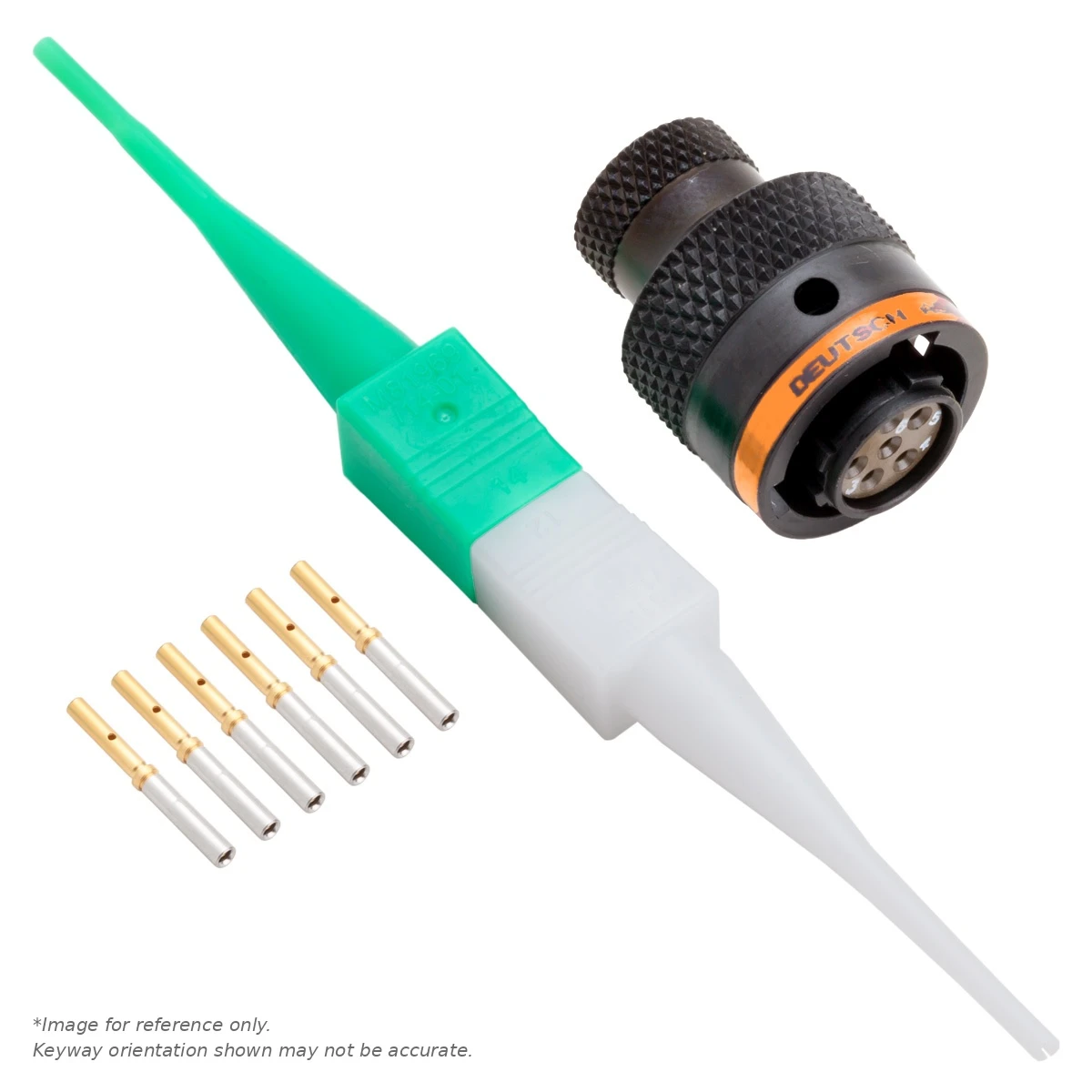 AS MINI,6 WAY,PLG,SKT,C KEY,ORANGE - AS607-35SC