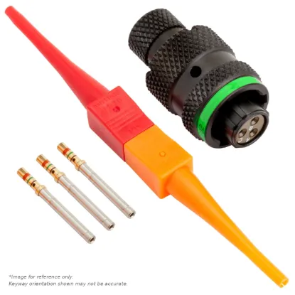 AS,3 WAY,PLG,PIN,D KEY,GREEN - AS608-98SD