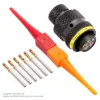 AS,6 WAY,PLG,PIN,A KEY,YELLOW - AS610-98SA