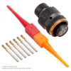 AS,6 WAY,PLG,PIN,C KEY,ORANGE - AS610-98SC