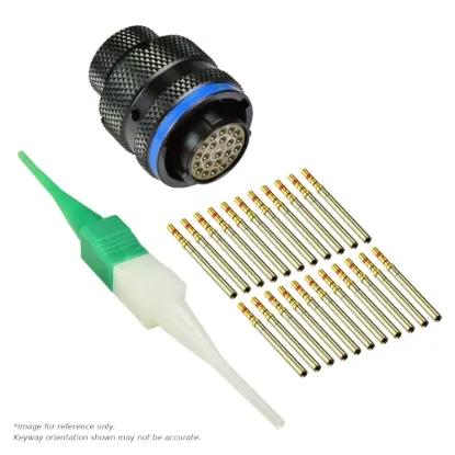 AS,22 WAY,PLG,PIN,B KEY,BLUE - AS612-35SB