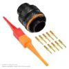AS,10 WAY,PLG,SKT,C KEY,ORANGE - AS612-98PC