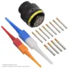 AS,12 WAY,PLG,PIN,A KEY,YELLOW - AS614-97SA