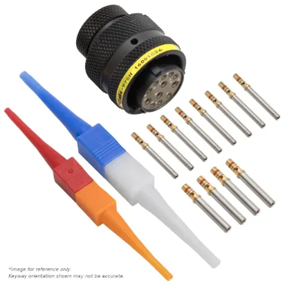AS,12 WAY,PLG,PIN,A KEY,YELLOW - AS614-97SA