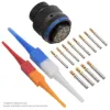 AS,12 WAY,PLG,PIN,B KEY,BLUE - AS614-97SB