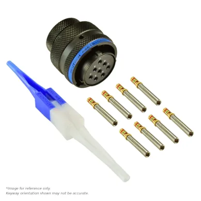 AS,8 WAY,PLG,PIN,B KEY,BLUE - AS616-08SB