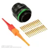 AS,26 WAY,PLG,SKT,D KEY,GREEN - AS616-26PD