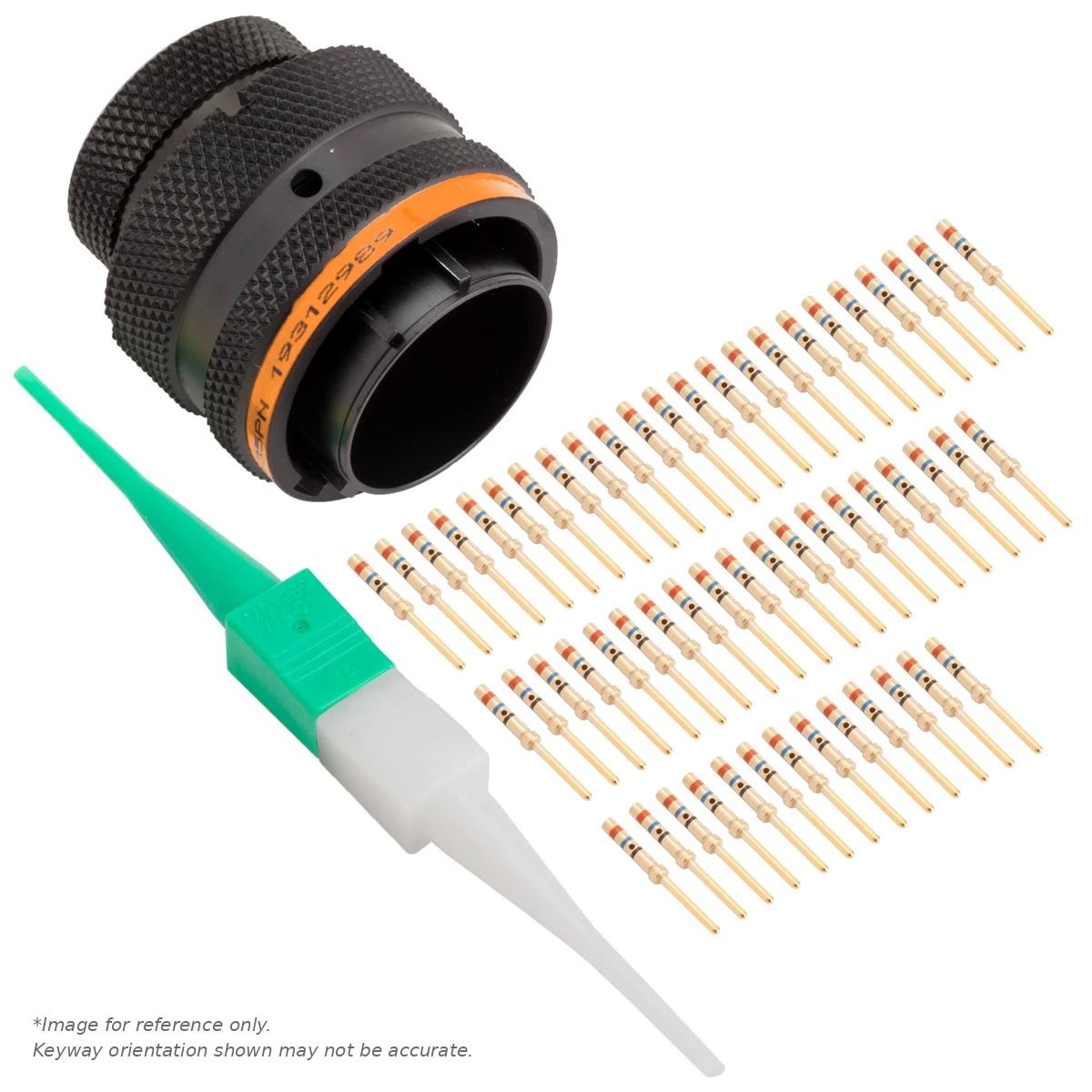 AS,55 WAY,PLG,SKT,C KEY,ORANGE - AS616-35PC