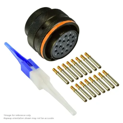 AS,16 WAY,PLG,PIN,C KEY,ORANGE - AS620-16SC