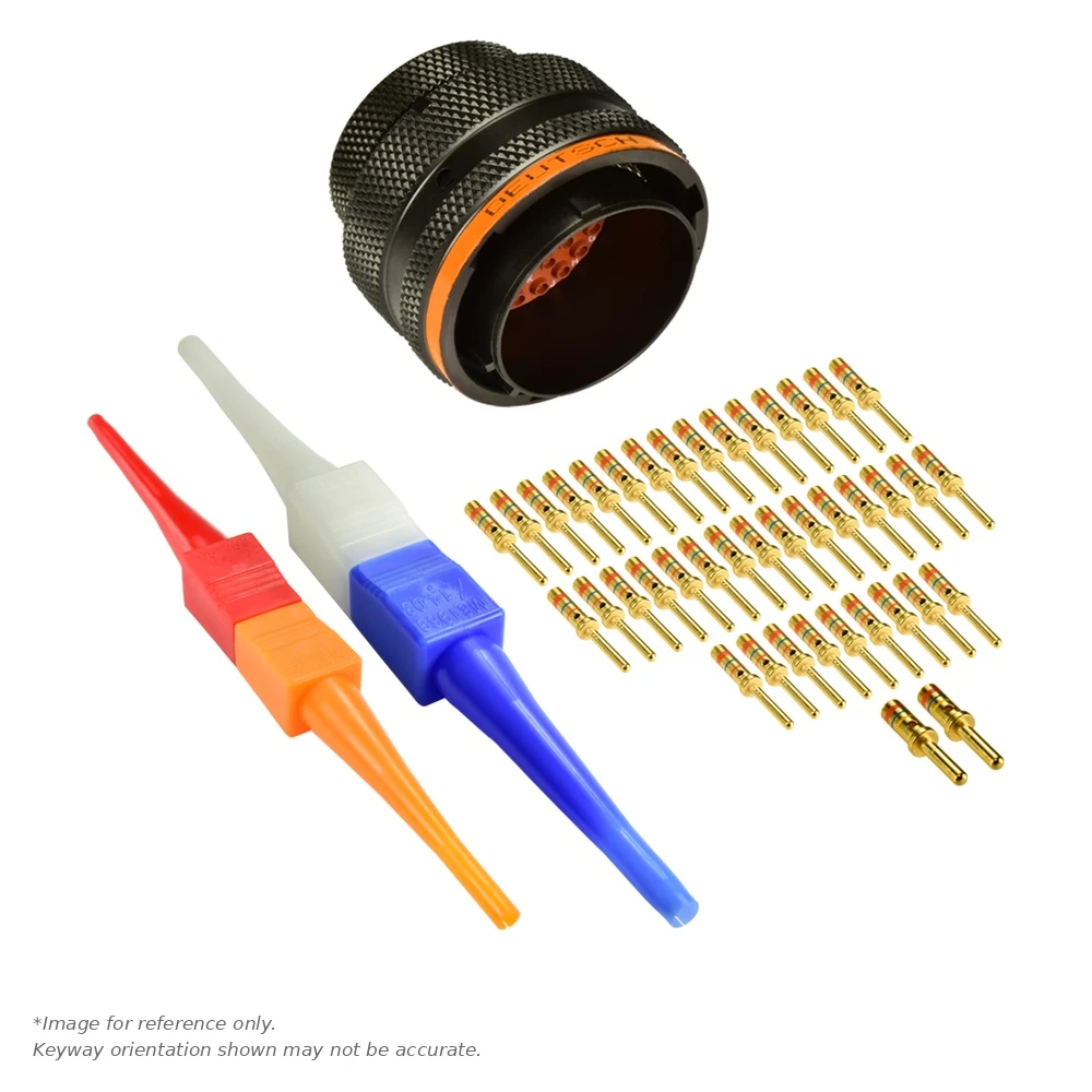 AS,39 WAY,PLG,SKT,C KEY,ORANGE - AS620-39PC