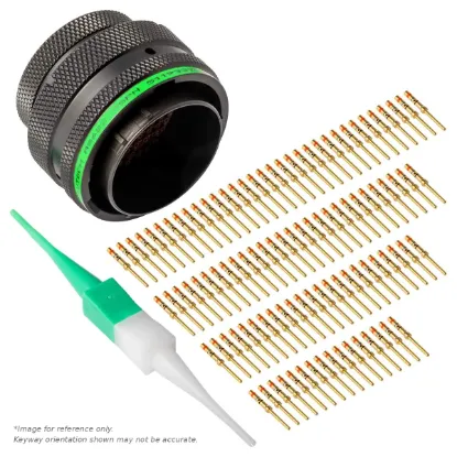 AS,100 WAY,PLG,SKT,D KEY,GREEN - AS622-35PD