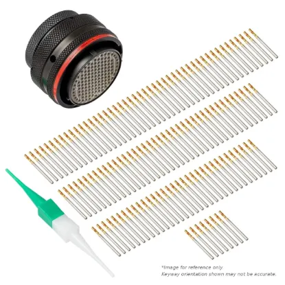 AS,29 WAY,PLG,PIN,N KEY,RED - AS624-29SN