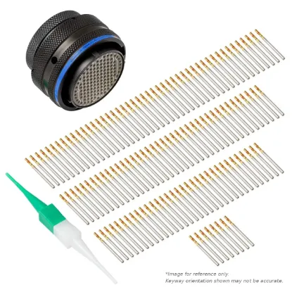 AS,128 WAY,PLG,PIN,B KEY,BLUE - AS624-35SB