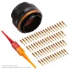 AS,61 WAY,PLG,SKT,C KEY,ORANGE - AS624-61PC