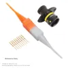 ASDD,9 WAY,FLG,PIN,A KEY,YELLOW - ASDD006-09PA