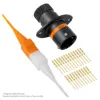 ASDD,23 WAY,FLG,SKT,C KEY,ORANGE - ASDD010-23SC