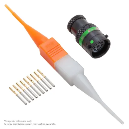ASDD,11 WAY,INLINE,SKT,D KEY,GREEN - ASDD108-11SD
