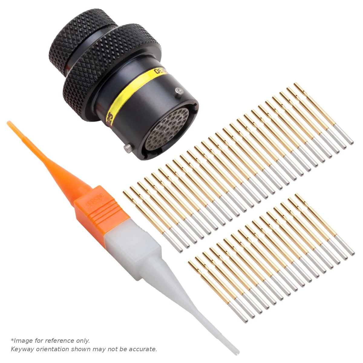 ASDD,41 WAY,INLINE,PIN,A KEY,YELLOW - ASDD112-41PA